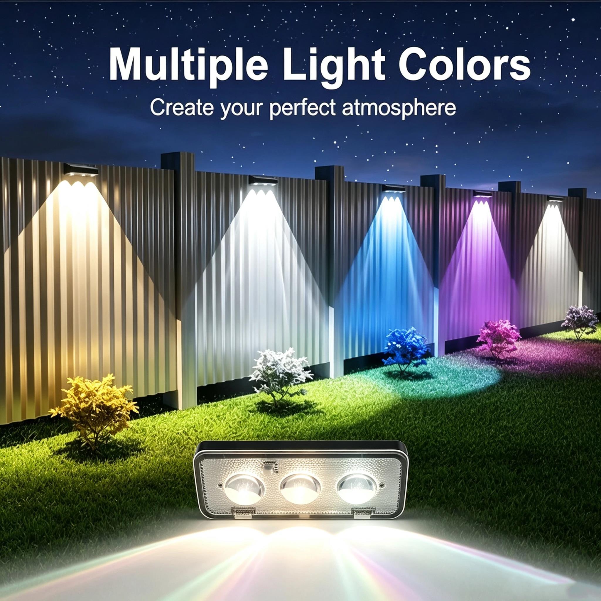 Smart Garden Smart Fence - RGB Güneş Enerjili Çit Lambaları Dış