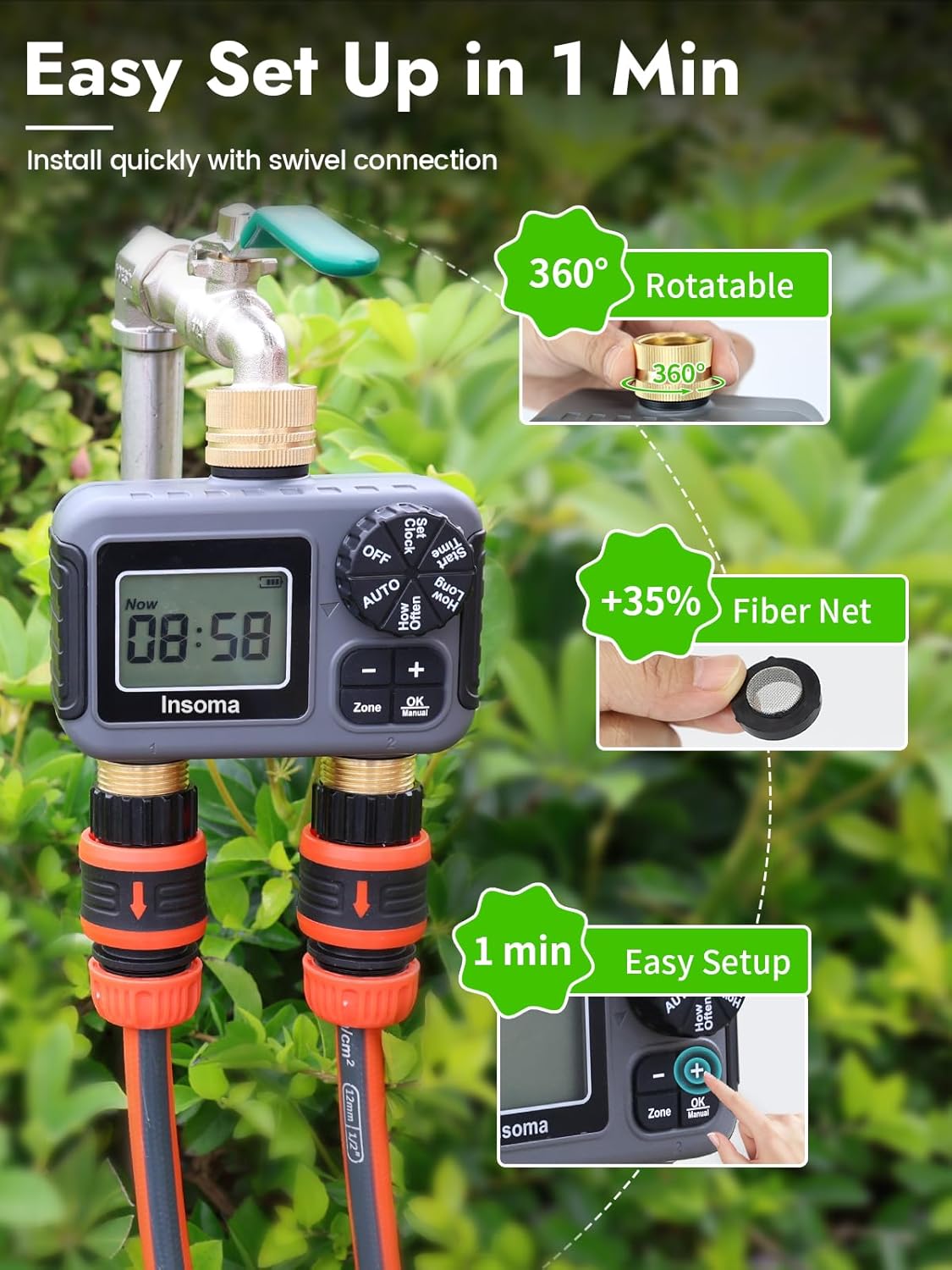 Çift Çıkışlı Akıllı Sulama Sul - Smart Garden Keeper incelemesi ve fiyatı