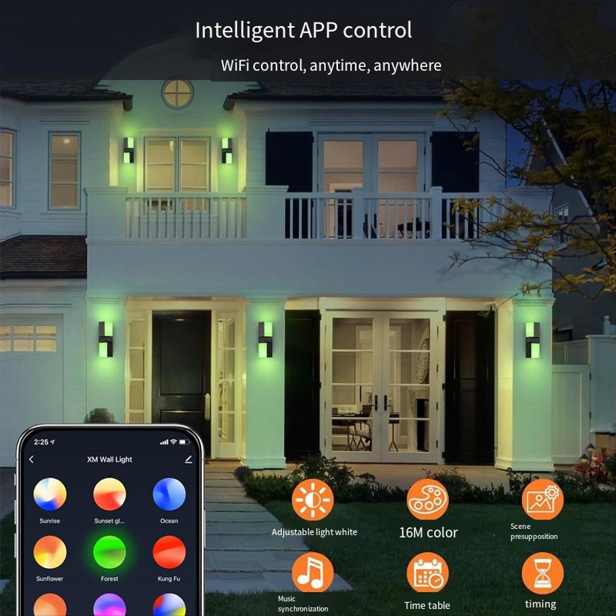 AA19 LED Duvar Lambası Çift Ba - Smart Garden Smart Fence incelemesi ve fiyatı